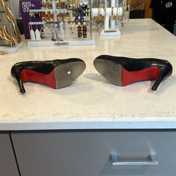 Authentic Christian Louboutin black heels size 37.5/US 7-7.5 - Picture 6 of 7